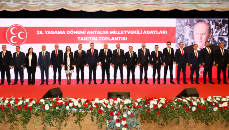 MHP Antalya milletvekili adayları tanıtıldı
